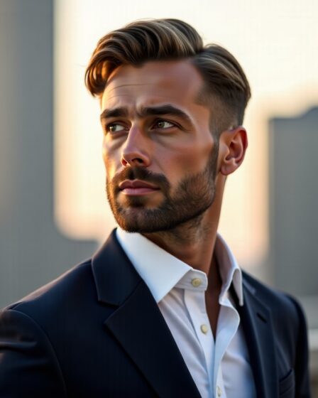 Dégradé Mi-Long pour Homme : L’Art de Marier Élégance et Modernité