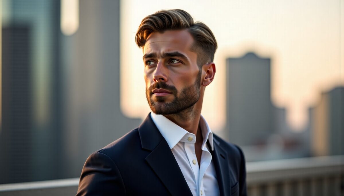 Dégradé Mi-Long pour Homme : L’Art de Marier Élégance et Modernité