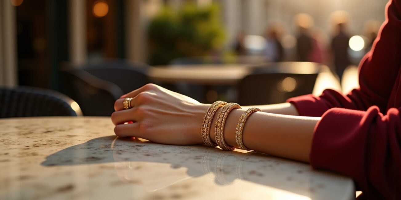 L'élégance éternelle des bracelets dorés signés Jadeva