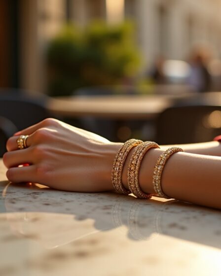 L'élégance éternelle des bracelets dorés signés Jadeva