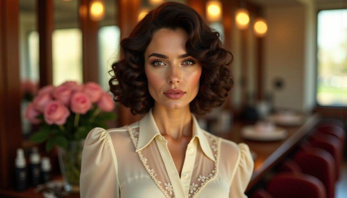 Boule Bouclée : La Coupe Vintage qui Sublime Toutes les Textures