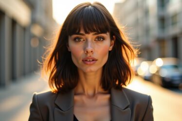 Explorez les coupes mi-longues effilées avec frange : l’alliance parfaite entre élégance iconique et style polyvalent