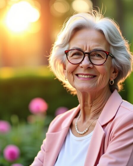 Style et confort à 70 ans : coiffures élégantes pour femmes portant des lunettes