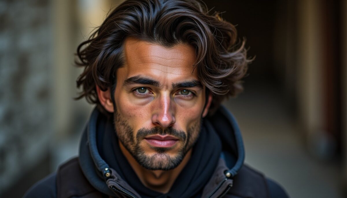 Cheveux Relevés chez l'Homme : Le Look Dynamique pour une Silhouette Affinée