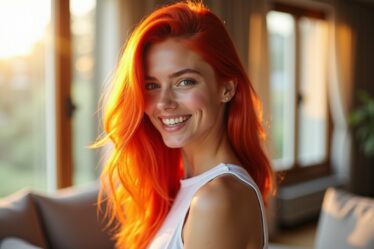 Cheveux rouges éclatants : astuces d’experts pour une couleur vive et qui dure