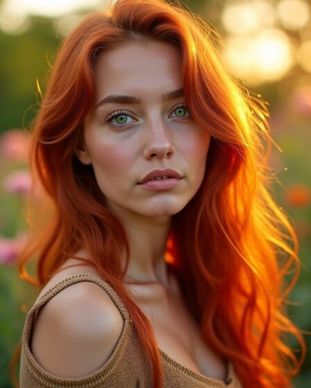 Rousse aux yeux verts : le guide incontournable pour révéler l'éclat de votre beauté singulière