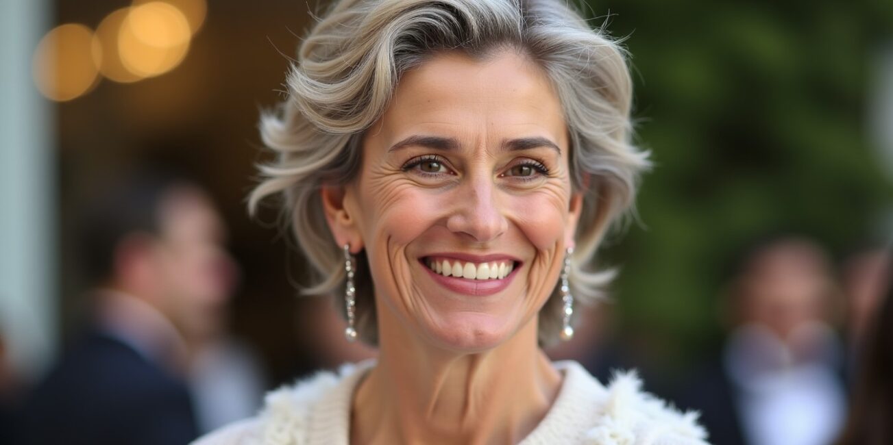 Coiffures courtes élégantes et contemporaines pour femmes de 60 ans