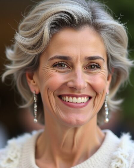 Coiffures courtes élégantes et contemporaines pour femmes de 60 ans