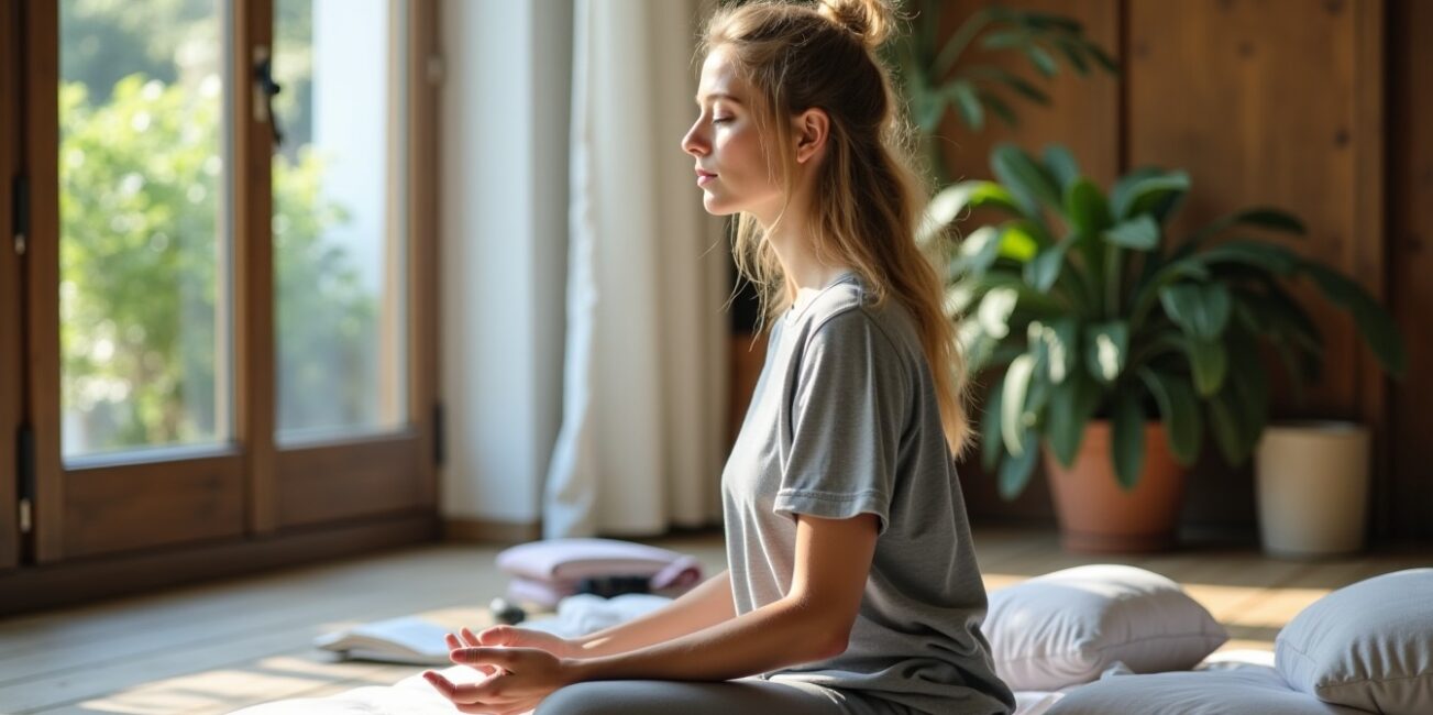 Méditation apaisante : méthodes faciles pour calmer le stress et l’anxiété au quotidien