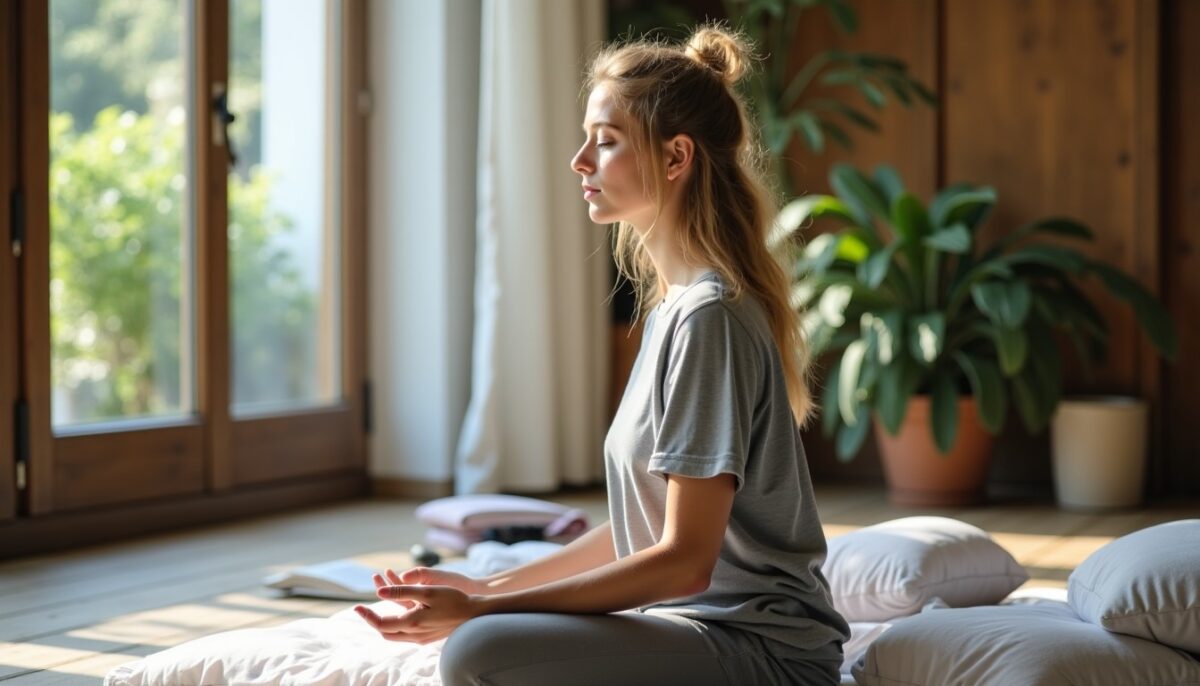 Méditation apaisante : méthodes faciles pour calmer le stress et l’anxiété au quotidien