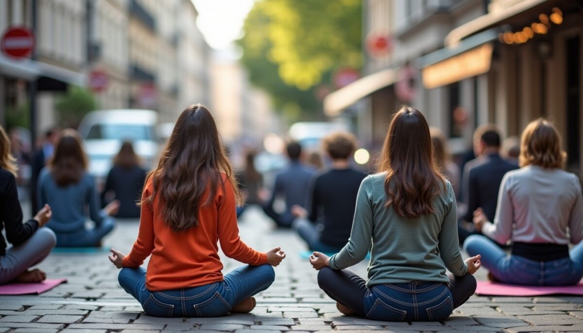 Plongez dans la sérénité urbaine : méditation guidée avec Cédric Michel pour un bien-être au cœur de la ville