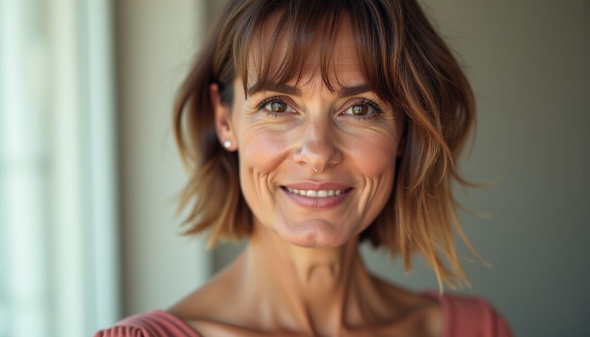 Coupe courte élégante pour visage ovale effilé : le guide incontournable des femmes de 60 ans